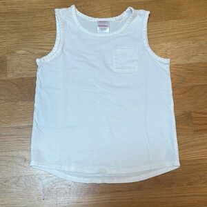 Hanna Andersson white pocket tank top 🤍
